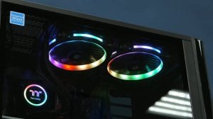 Вентиляторы Thermaltake серии Riing Plus LED RGB TT Premium Edition с RGB-подсветкой и контроллером