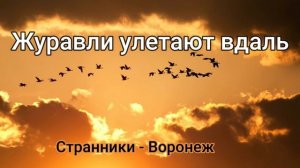 Журавли улетают вдаль  Христианское пение  МСЦ ЕХБ