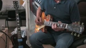Сравнение гитар - оригинальной гитары Gibson Les Paul с репликой Gibson Les Paul series VOV
