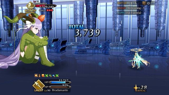 FGO Bradamante Solo 3-Million HP Kingprotea - Summer 4 Revival смотреть онлайн