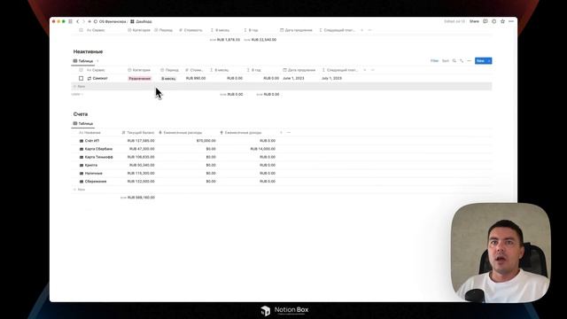 Шаблон в Notion для Фриланса. Управление проектами в Notion