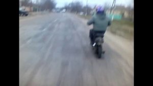 Покатушки на скутерах и стант №1