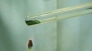 Разложение малахита