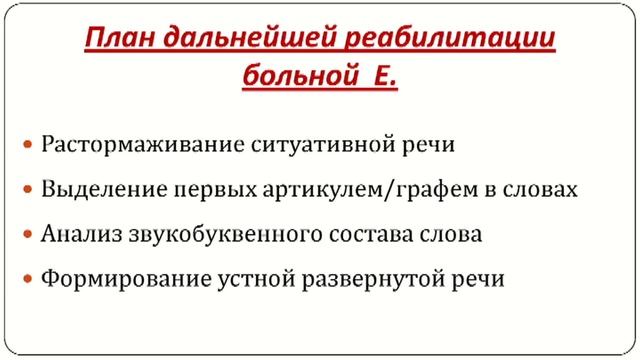 Афферентно-моторная афазия. Практическая часть. смотреть онлайн