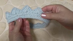 Как связать корону крючком для фотосессии