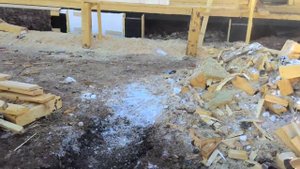 122-11 - Копка траншей под канализацию в зимнее время