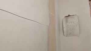 Клею стеклохолст. Метод мокрое по мокрому.