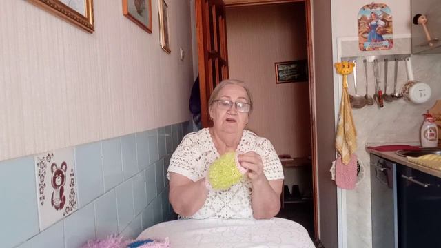 Мочалки_ Разноцветье из мочалок_  Обзор