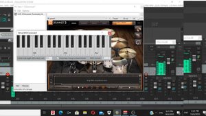 How to find midi keyboard in Reaper and Ez Drummer 2.
