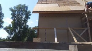 подъем ОСБ под мягкую кровлю одним человеком!!!