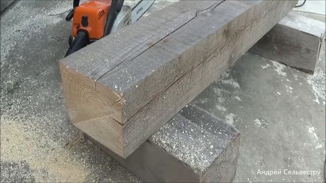 Дом из бруса Как заложить дверной проем Часть 1