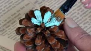 Как сделать панно из шишек … в виде суккулентов