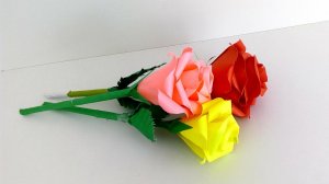 Цветы из бумаги как сделать розу из бумаги своими руками Paper flowers