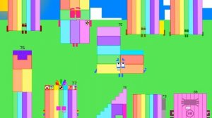 Намбер-блокс ( клеточные числа ) 71 до 80