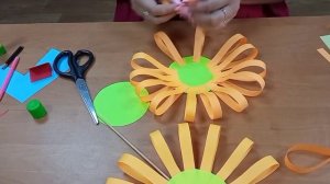 Мастер-класс по изготовлению солнышка из бумаги