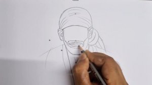 Dots turns into Saibaba drawing // Easy Saibaba drawing