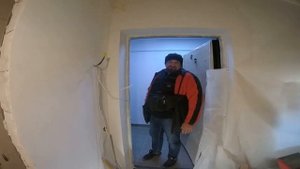 Стенка в ванной из гипсокартона.