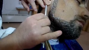 Мужские стрижки - стрижка бороды и усов видео урок