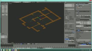 #GameDev Моделирование: Создание игрового помещения в Blender3D (1 Часть).