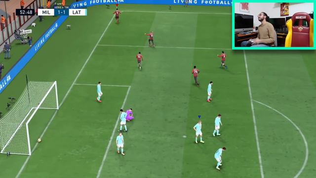 😰 MILINKOVIC-SAVIC GELA SAN SIRO‼️ MILAN-LAZIO [FIFA 22 - COPPA ITALIA] смотреть онлайн