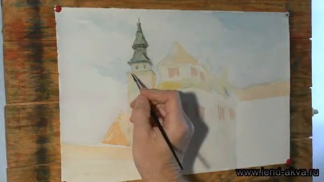 Акварель Чехия