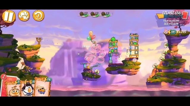 Angry birds 2 mighty eagle bootcamp Mebc 25 nov 2023 with 2 extra birds (bomb+melody)#ab2 mend toda смотреть онлайн