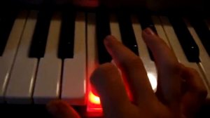 how to play the smoke on the water riff on piano
