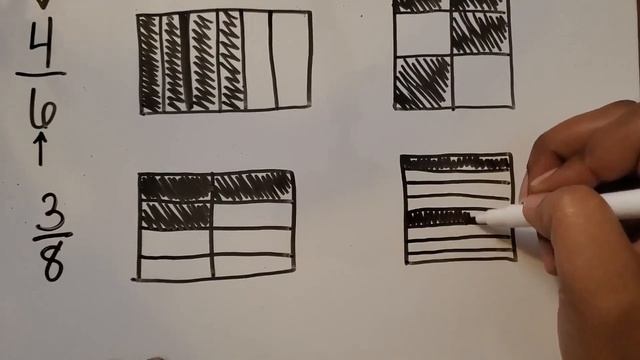 Represent a Fraction in a Rectangular Area Model | Teach Elementary Math смотреть онлайн