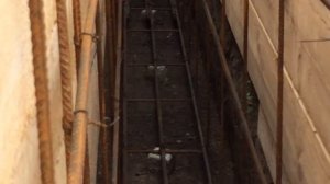 Армокаркас каскадного фундамента своими руками, при уклоне участка 1м.mp4