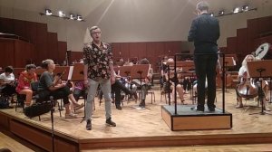 Репетиция с оркестром. Песня Индийского гостя. Виталий Малыш