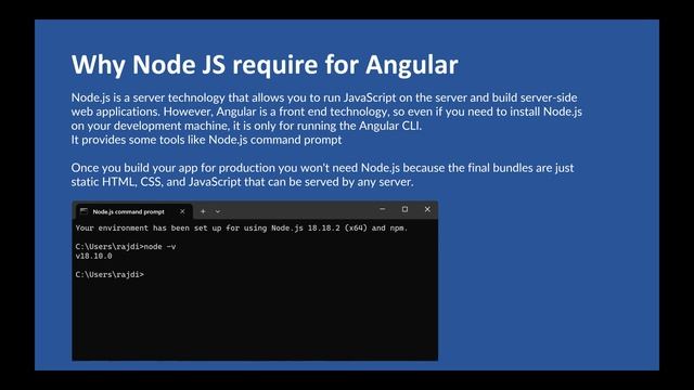 Angular 16 tutorial #4 Why Node.js is required for Angular 16