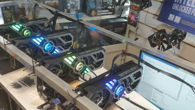 Сборка GPU ФЕРМЫ /Майнинг РИГа. Мысли и Опыт. 6xRTX3070Ti/ 2x1200W. Открытый корпус 120см. смотреть онлайн
