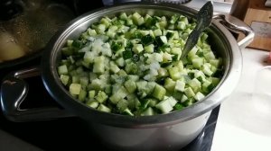 Заготовка из огурцов для рассольника, винегрета и салата