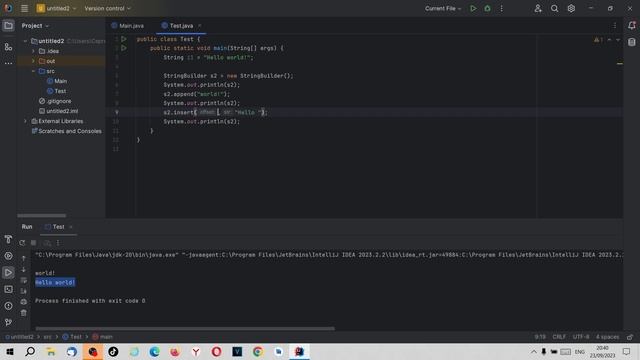 Основы Java. Урок 050. Изменяем строки. StringBuilder. смотреть онлайн