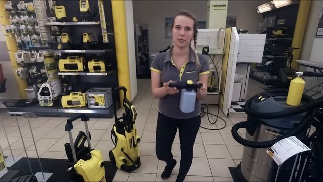 Секреты выбора пенной насадки для мойки Karcher. смотреть онлайн