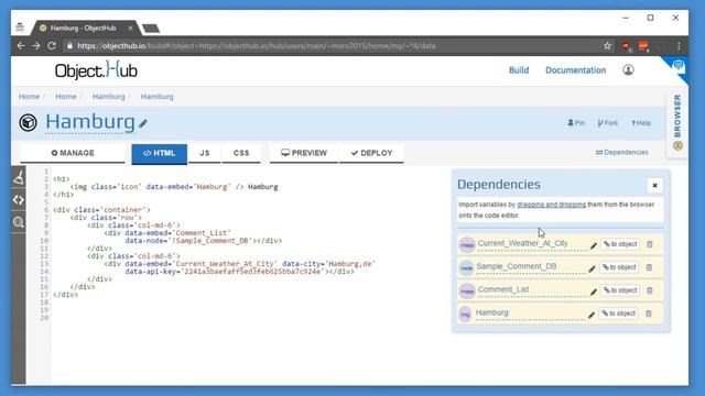 ObjectHub: Next Generation JavaScript Development