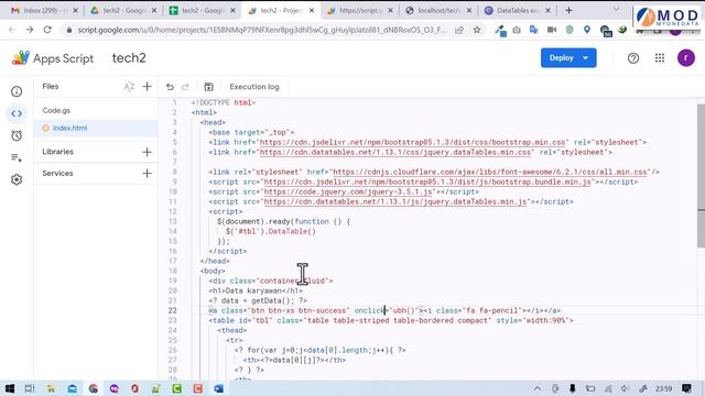 Turorial#3. Menerapkan Bootstrap, JQuery dan DataTable смотреть онлайн