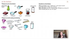 Урок 49 - In the kitchen. Кухня по английски. Английские слова.