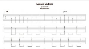 Rayman Legends - Mariachi Madness (guitar tabs)