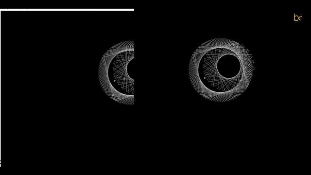 Python Turtle - Draw 3D Circle Pattern Using Square Shape in Python Turtle Graphics By #BKTutorial