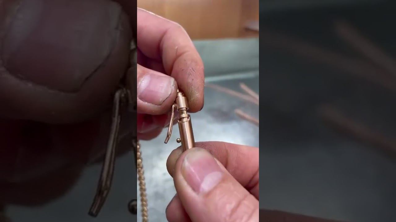 Плетение Шопард с круглым шнапорным замком