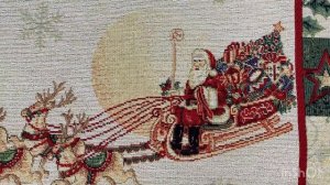 Наволочка пэчворк сани