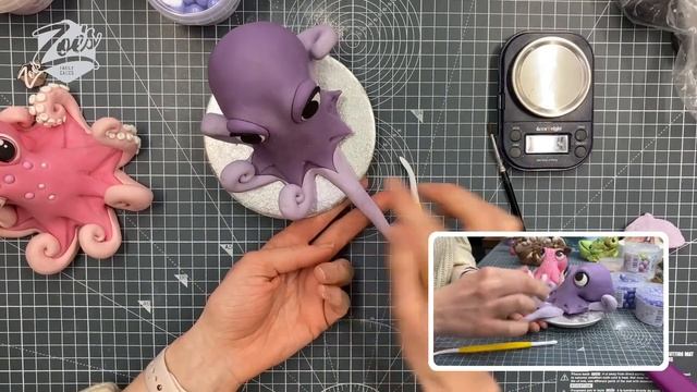 Funky Octopus Cake Topper