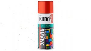 Эмаль-аэрозоль глянцевая черная (Kudo) 520мл обзор 22047 производитель Троль-Авто (Россия)