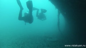 2014.09 Затонувший сухогруз "Сакко и Ванцетти" Корма. Геленджик.