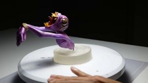 Diorama of realistic Rainbow Friends Purple