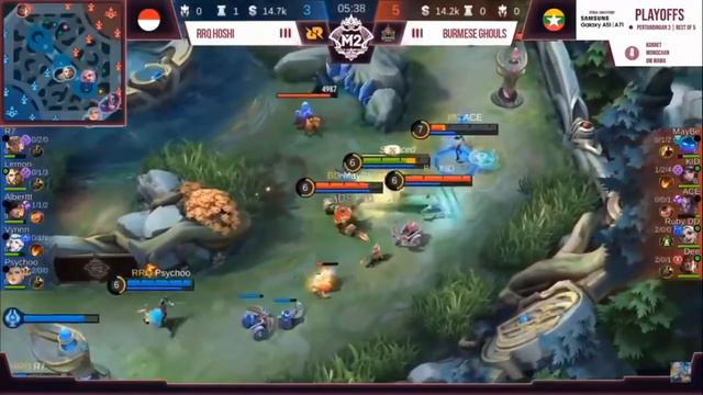 RRQ Hoshi vs Burmese Ghouls GAME 5 M2 World Championship 2020 Playoffs | Mobile Legends смотреть онлайн