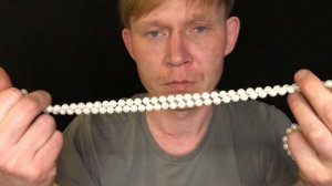 Асмр бусы - звук жемчужных бус - асмр без слов