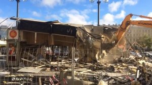 Снос ларьков на Сенной площади .скандал!