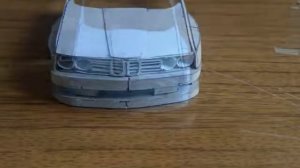 как сделать BMW М3 e30 из картона и бумаги - модель бмв из бумаги